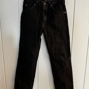 Wrangler Men's Straight Jeans - Black